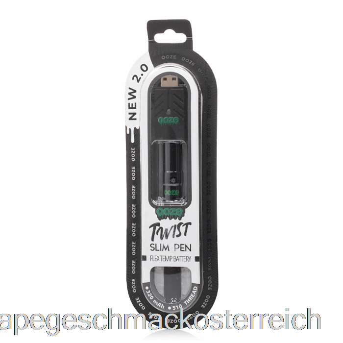 Ooze Slim Twist Pen 2.0 Flex-Temp-Akku Panther Black Vape-Geschmack